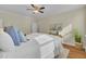 Bedroom with hardwood floors and ample natural light at 1201 Roma Rd, Hanahan, SC 29410