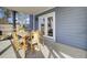 Screened in porch with patio furniture and view of backyard at 1201 Roma Rd, Hanahan, SC 29410