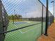 Newly paved basketball court with chain link fence at 128 Sandy Bend Ln, Summerville, SC 29486