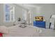 Spacious bedroom with a blue dresser and large windows at 128 Sandy Bend Ln, Summerville, SC 29486
