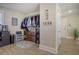 Large walk-in closet with ample hanging space and shelving at 128 Sandy Bend Ln, Summerville, SC 29486