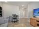 Living area with home office and wood floors at 128 Sandy Bend Ln, Summerville, SC 29486