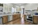 Modern kitchen with stainless steel appliances and wood cabinets at 186 Sans Souci St, Charleston, SC 29403
