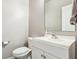 Small bathroom with white vanity and toilet at 2005 Isabela Ct, Summerville, SC 29483