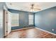 Spacious bedroom with wood floors and ceiling fan at 2005 Isabela Ct, Summerville, SC 29483