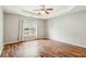Spacious bedroom with wood floors and large window at 2005 Isabela Ct, Summerville, SC 29483