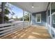 Spacious deck overlooking the backyard and neighborhood at 3893 James Bay Rd, Johns Island, SC 29455
