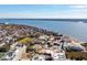 Aerial view of cityscape with riverfront and homes at 3 Chisolm St # 106, Charleston, SC 29401