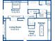 Open floor plan showcasing a spacious living room, bedroom, kitchen and dining area at 3 Chisolm St # 106, Charleston, SC 29401