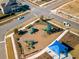 Overhead view of playground with various play structures at 312 Parish Farms Dr, Summerville, SC 29486