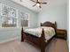 Bedroom with wooden bed frame and carpeted floor at 312 Parish Farms Dr, Summerville, SC 29486