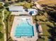 Aerial view of community pool, spray park and other amenities at 312 Parish Farms Dr, Summerville, SC 29486