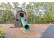 Charming barn-themed playground with slide and swings at 312 Parish Farms Dr, Summerville, SC 29486