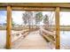 Wooden footbridge over water, leading to neighborhood homes at 312 Parish Farms Dr, Summerville, SC 29486
