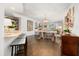 Elegant dining room with hardwood floors and a chandelier at 407 Yacht Harbor Ct, Isle of Palms, SC 29451