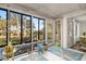 Sunroom with lovely views and access to the backyard at 407 Yacht Harbor Ct, Isle of Palms, SC 29451