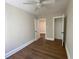 Spacious bedroom with hardwood floors and ample closet space at 5730 Hoover Ave, Hanahan, SC 29410