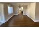 Hardwood floors and chandelier in an open dining area at 5730 Hoover Ave, Hanahan, SC 29410