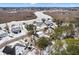 Community overview featuring waterfront homes and snowy landscape at 7003 Old Landing Dr, Hanahan, SC 29410