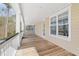 Relaxing deck with wooden flooring and access to backyard at 7003 Old Landing Dr, Hanahan, SC 29410