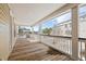 Spacious deck with white railings, offering views of the neighborhood at 7003 Old Landing Dr, Hanahan, SC 29410