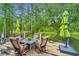 Deck with seating area and fire pit, perfect for outdoor entertaining at 975 Mayfield St, Summerville, SC 29485