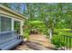 Spacious deck overlooking a beautiful backyard at 975 Mayfield St, Summerville, SC 29485