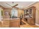 Home office with hardwood floors and large desk at 975 Mayfield St, Summerville, SC 29485