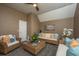 Bright sitting room with vaulted ceilings and comfortable furnishings at 975 Mayfield St, Summerville, SC 29485