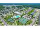 Community overview showcasing homes, pool, and tennis courts at 105 Waxwing Dr, Summerville, SC 29483