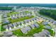 Aerial view of houses in a new development at 105 Waxwing Dr, Summerville, SC 29483