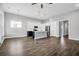 Open concept kitchen with island and stainless steel appliances at 105 Waxwing Dr, Summerville, SC 29483