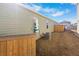 Backyard view showing a back fence and AC unit at 115 Holly Leaf Ln, Summerville, SC 29486