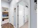 Hallway with doors to bedrooms and closets at 115 Holly Leaf Ln, Summerville, SC 29486