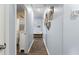 Bright hallway with light blue walls and wood flooring at 115 Holly Leaf Ln, Summerville, SC 29486