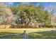 Large backyard with chain link fence and mature trees at 1219 Edward Dr, Moncks Corner, SC 29461