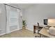 Home office features a desk, chair, and large window with curtains at 155 Surfbird Rd, Summerville, SC 29486