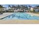 Community pool with clearly marked lanes and plenty of seating for residents to enjoy at 155 Surfbird Rd, Summerville, SC 29486