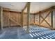 Unfinished basement with wooden support beams at 1681 E Ashley Ave # A & B, Folly Beach, SC 29439