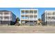 Beachfront homes with elevated decks and ocean views at 1681 E Ashley Ave # A & B, Folly Beach, SC 29439