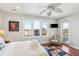 Bedroom with balcony access and beautiful water views at 1681 E Ashley Ave # A & B, Folly Beach, SC 29439
