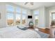 Bedroom with stunning water views and private balcony at 1681 E Ashley Ave # A & B, Folly Beach, SC 29439