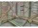 Private outdoor shower with wooden walls at 1681 E Ashley Ave # A & B, Folly Beach, SC 29439
