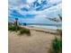 Sandy beach with ocean view at 209 Palmetto Blvd, Edisto Beach, SC 29438