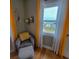 Cozy bedroom with ocean view and comfortable seating at 209 Palmetto Blvd, Edisto Beach, SC 29438