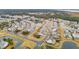 Aerial view of a large community with many houses and lakes at 2186 Midden Dr, Mount Pleasant, SC 29466