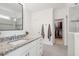 Bathroom boasts a granite vanity and walk-in closet at 2186 Midden Dr, Mount Pleasant, SC 29466