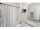 Clean bathroom, featuring granite countertop and a tub shower combo at 2186 Midden Dr, Mount Pleasant, SC 29466