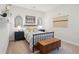 Charming bedroom with unique decor, featuring a metal bed frame at 2186 Midden Dr, Mount Pleasant, SC 29466