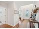 Bright and spacious entryway with hardwood floors and console table at 2186 Midden Dr, Mount Pleasant, SC 29466
